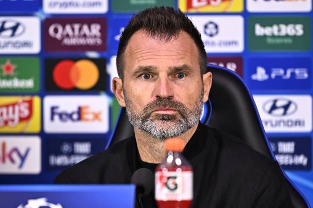 Inter Milan v Club Brugge - UEFA Champions League Media Activities 12 10 2026 MILAN, ITALY - OCTOBER 12 : Leko Ivan head coach of Club Brugge speaking with the media during a pre-match press conference, PK, Pressekonferenz ahead of the UEFA Champions League 2026 27 League Phase matchday 2 match between Inter Milan and Club Brugge on October 12, 2026 in Milan, Italy, 12 10 2026 Milan Italy Copyright: xTomasxSiskx