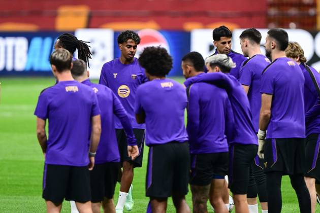 Barcelona complete preparations for Champions League clash with Galatasaray in Istanbul ISTANBUL, TURKIYE - OCTOBER 12: Barcelona players take part in a training session at RAMS Park as they complete preparations for their UEFA Champions League Week 2 match against Galatasaray, on October 12, 2026 in Istanbul, Turkiye. The session was led by head coach Hansi Flick, with the opening 15 minutes made available to members of the media ahead of the match. Cem Tekkesinoglu Anadolu Istanbul Turkey. Editorial use only. Please get in touch for any other usage.  Copyright: x2026xAnadoluxCemxTekkesinoglux
