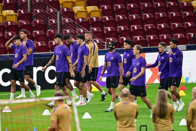Barcelona complete preparations for Champions League clash with Galatasaray in Istanbul ISTANBUL, TURKIYE - OCTOBER 12: Barcelona players take part in a training session at RAMS Park as they complete preparations for their UEFA Champions League Week 2 match against Galatasaray, on October 12, 2026 in Istanbul, Turkiye. The session was led by head coach Hansi Flick, with the opening 15 minutes made available to members of the media ahead of the match. Cem Tekkesinoglu Anadolu Istanbul Turkey. Editorial use only. Please get in touch for any other usage.  Copyright: x2026xAnadoluxCemxTekkesinoglux