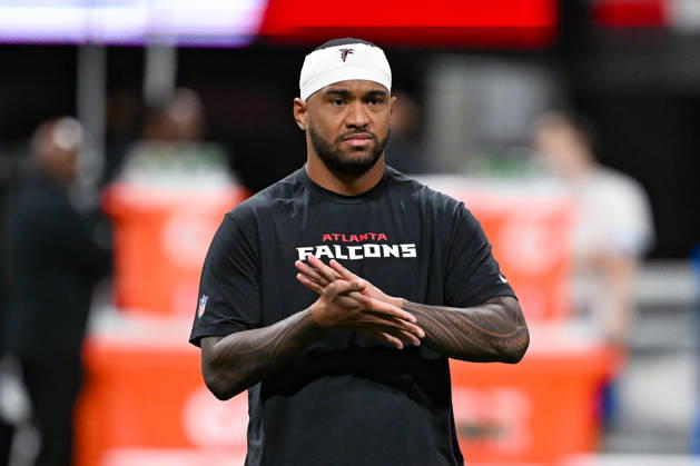 ATLANTA, GA - OCTOBER 11: Atlanta quarterback Tua Tagovailoa (1) warms up prior to the start of the NFL, American Football Herren, USA game between the Baltimore Ravens and the Atlanta Falcons on October 11th, 2026 at Mercedes-Benz Stadium in Atlanta, GA. (Photo by Rich von Biberstein Icon Sportswire) NFL: OCT 11 Ravens at Falcons EDITORIAL USE ONLY Icon261011070