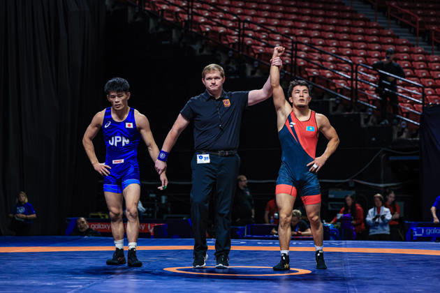 U23 World Championships 60kg GR - Aibek Aitbekov (KAZ) df. Seima Tokuhara (JPN)