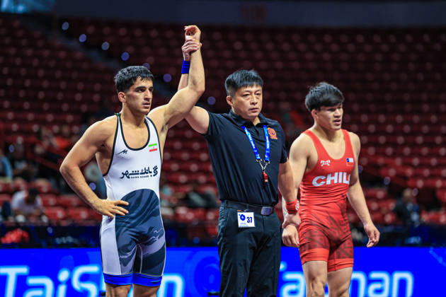 U23 World Championships 67kg GR - Mohammad Mahmoud Kamali (IRI) df. Sebastian Hernan Bustamante Mejias (CHI)