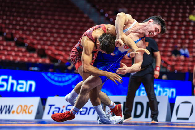 U23 World Championships 82kg GR - Azimjon Soatullaev (UZB) df. Ismail Bereket (TUR)