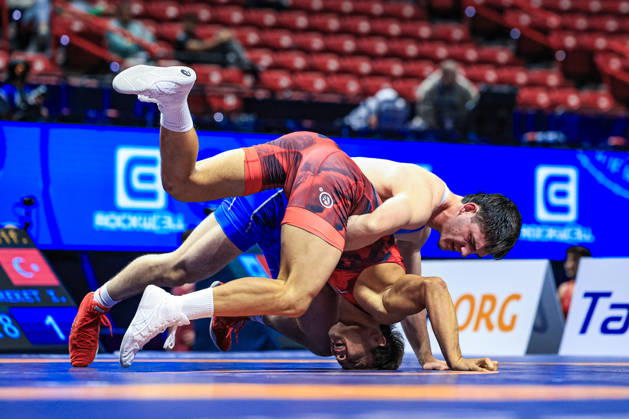U23 World Championships 82kg GR - Azimjon Soatullaev (UZB) df. Ismail Bereket (TUR)