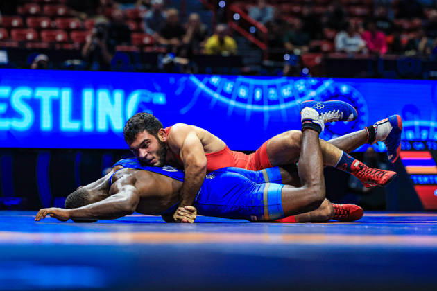 U23 World Championships 72kg GR - Gaspar Terteryan (ARM) df. Nilson Sinisterra Angulo (COL)