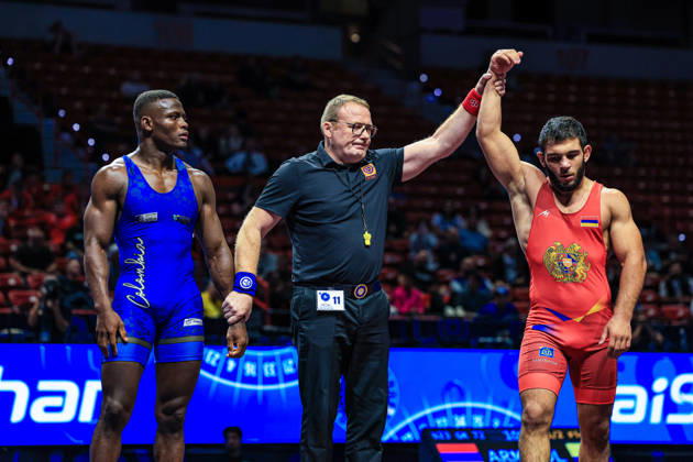 U23 World Championships 72kg GR - Gaspar Terteryan (ARM) df. Nilson Sinisterra Angulo (COL)