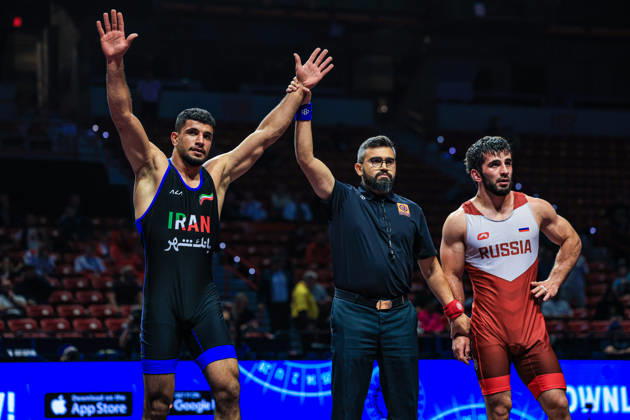 U23 World Championships 82kg GR - Abolfazl Esmaeil Mohmedi (IRI) df. Ramazan Arapkhanov (RUS)