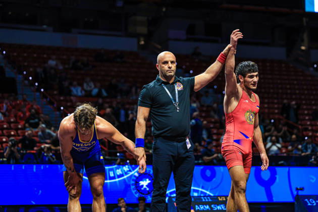 U23 World Championships 82kg GR - Martik Petrosyan (ARM) df. Alexander Mikael Johansson (SWE)