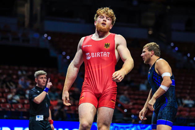 U23 World Championships 97kg GR - Abubakar Khaslakhanau (BLR) df. Darius Kiefer (GER)