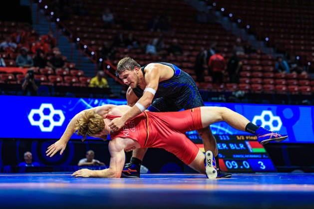 U23 World Championships 97kg GR - Abubakar Khaslakhanau (BLR) df. Darius Kiefer (GER)