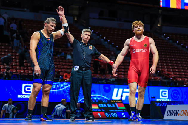 U23 World Championships 97kg GR - Abubakar Khaslakhanau (BLR) df. Darius Kiefer (GER)