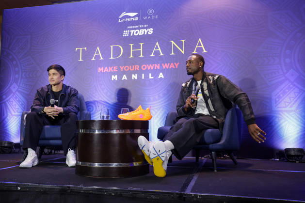 Former NB basketball player Dwyane Wade in Manila Former NBA, Basketball Herren, USA professional basketball player Dwyane Wade (R) during a press conference, PK, Pressekonferenz in Manila, Philippines, on October 13, 2026. Dwyane Wade is in Manila for a promotional tour from October 13-14. Manila PHILIPPINES  Copyright: xMatrixxImagesx xMarkxCristinox