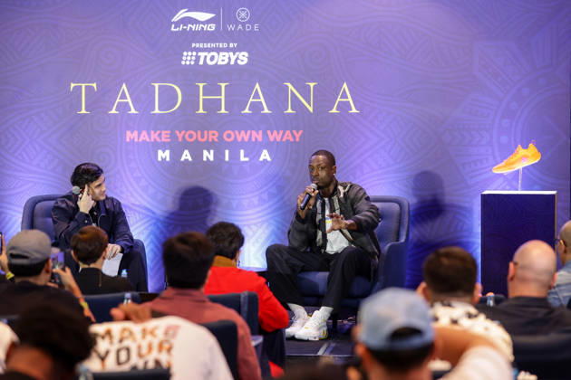 Former NB basketball player Dwyane Wade in Manila Former NBA, Basketball Herren, USA professional basketball player Dwyane Wade (R) talks during a press conference, PK, Pressekonferenz in Manila, Philippines, on October 13, 2026. Dwyane Wade is in Manila for a promotional tour from October 13-14. Manila PHILIPPINES  Copyright: xMatrixxImagesx xMarkxCristinox