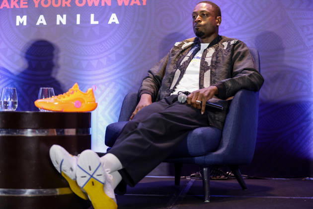 Former NB basketball player Dwyane Wade in Manila Former NBA, Basketball Herren, USA professional basketball player Dwyane Wade looks on during a press conference, PK, Pressekonferenz in Manila, Philippines, on October 13, 2026. Dwyane Wade is in Manila for a promotional tour from October 13-14. Manila PHILIPPINES  Copyright: xMatrixxImagesx xMarkxCristinox