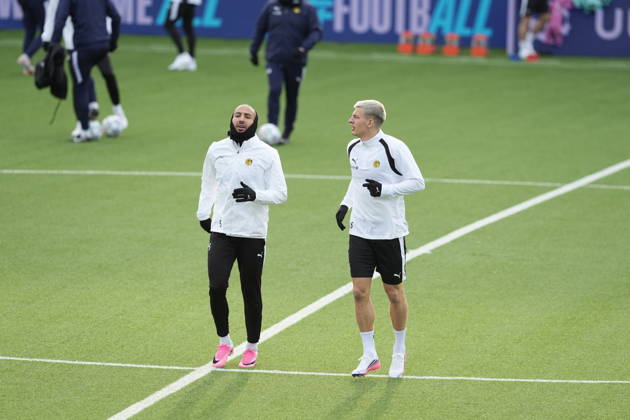 Soccer, Champions League 2026–2027, Bodo Glimt, Borussia Dortmund, Bodo 20261013, Bodo Glimt training at Aspmyra Stadium, the day of the Champions League match between Bodo Glimt and Borussia Dortmund. Photo: Terje Pedersen, NTB, Bodo, Norway. EDITORIAL USE ONLY. RESTRICTED USE FOR BETTING COMPANIES.  Copyright: xTerjexPedersenx xNTBx