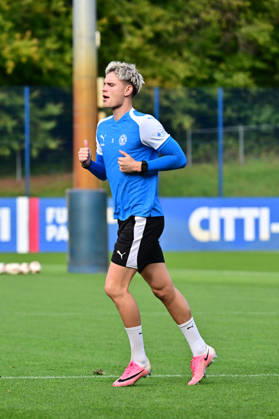 13.10.2026, Fußball, Herren, 2.BL (Bundesliga), Saison 2026 2027, Holstein Kiel Training, KSV Frederik Roslyng im Aufbautraining Kiel, nähe Holstein-Stadion Projensdorf, Trainingszentrum, N Schleswig-Holstein Deutschland