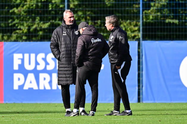 13.10.2026, Fußball, Herren, 2.BL (Bundesliga), Saison 2026 2027, Holstein Kiel Training, KSV Trainer Tim Walter mit seinen Co-Trainern Kiel, nähe Holstein-Stadion Projensdorf, Trainingszentrum, N Schleswig-Holstein Deutschland