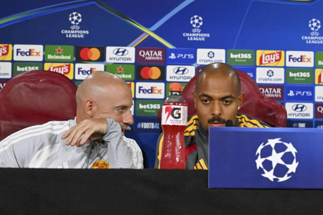 IPA89631935 - Donyell Malen of Roma during the 2026-2027 UEFA Champions League match between AS Roma and Real Madrid, at the press conference, PK, Pressekonferenz and pre-match training session at the Trigoria Training Center on October 13, 2026, in Rome, Rome. during the AS Roma press conference for the UEFA Champions League soccer match in Rome, Italy, on October 13, 2026  Copyright: xRobertoxRamaccia IPAxSportx xx IPA89631935
