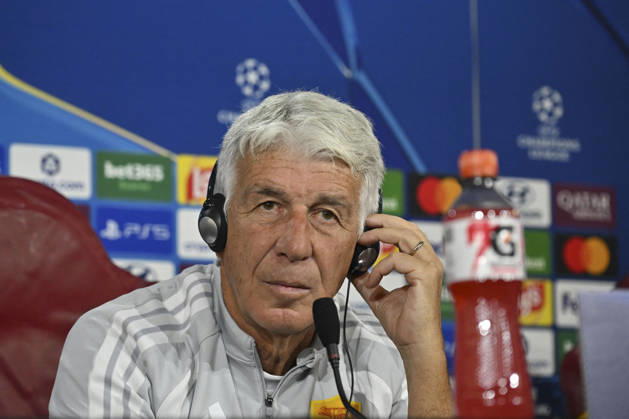 SOCCER - UEFA Champions League - AS Roma - press conference, PK, Pressekonferenz Photo by IPA ABACAPRESS.COM89631958 - Gian Piero Gasperini, head coach of AS Roma, during the 2026–2027 UEFA Champions League match between AS Roma and Real Madrid, at the press conference and pre-match training session at the Trigoria Training Center on October 13, 2026, in Rome, Rome. During the AS Roma press conference for the UEFA Champions League soccer match in Rome, Italy, on October 13, 2026 Roma Italy Copyright: xIPAxSport ABACAx