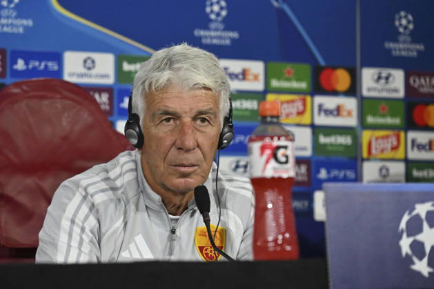 SOCCER - UEFA Champions League - AS Roma - press conference, PK, Pressekonferenz Photo by IPA ABACAPRESS.COM89631950 - Gian Piero Gasperini, head coach of AS Roma, during the 2026–2027 UEFA Champions League match between AS Roma and Real Madrid, at the press conference and pre-match training session at the Trigoria Training Center on October 13, 2026, in Rome, Rome. During the AS Roma press conference for the UEFA Champions League soccer match in Rome, Italy, on October 13, 2026 Roma Italy Copyright: xIPAxSport ABACAx