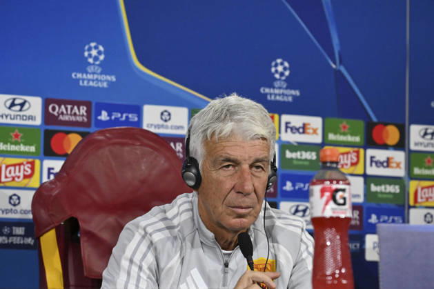 SOCCER - UEFA Champions League - AS Roma - press conference, PK, Pressekonferenz Photo by IPA ABACAPRESS.COM89631940 - Gian Piero Gasperini, head coach of AS Roma, during the 2026–2027 UEFA Champions League match between AS Roma and Real Madrid, at the press conference and pre-match training session at the Trigoria Training Center on October 13, 2026, in Rome, Rome. During the AS Roma press conference for the UEFA Champions League soccer match in Rome, Italy, on October 13, 2026 Roma Italy Copyright: xIPAxSport ABACAx