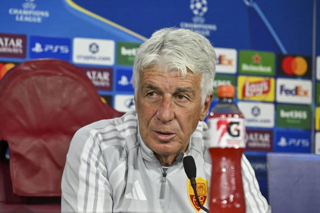 SOCCER - UEFA Champions League - AS Roma - press conference, PK, Pressekonferenz Photo by IPA ABACAPRESS.COM89631944 - Gian Piero Gasperini, head coach of AS Roma, during the 2026–2027 UEFA Champions League match between AS Roma and Real Madrid, at the press conference and pre-match training session at the Trigoria Training Center on October 13, 2026, in Rome, Rome. During the AS Roma press conference for the UEFA Champions League soccer match in Rome, Italy, on October 13, 2026 Roma Italy Copyright: xIPAxSport ABACAx