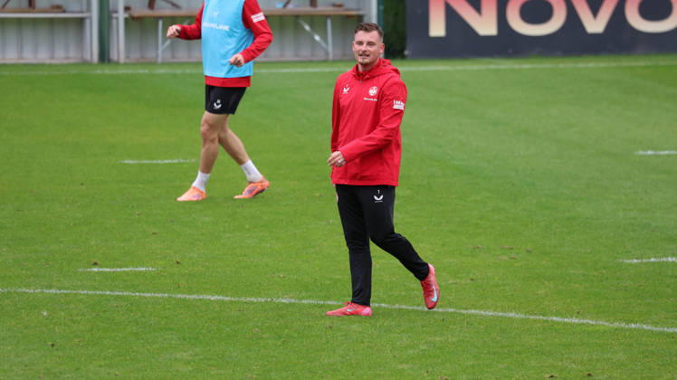 13.10.2026, xrekx, Fussball 2.Bundesliga, 1.FC Kaiserslautern - Training v.l. Marlon Ritter (1.FC Kaiserslautern) Kaiserslautern