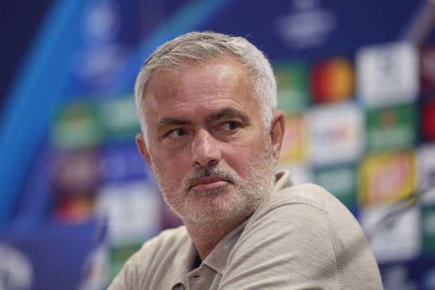 October 13, 2026, Rome, Italy: Coach Jose Mourinho (Real Madrid CF) attends a press conference, PK, Pressekonferenz on the eve of the UEFA Champions League 2026 2027 match between AS Roma and Real Madrid CF..Real Madrid CF is holding its pre-match press conference ahead of its second UEFA Champions League game. Rome Italy - ZUMAs197 20261013_aaa_s197_131 Copyright: xFedericoxTitonex