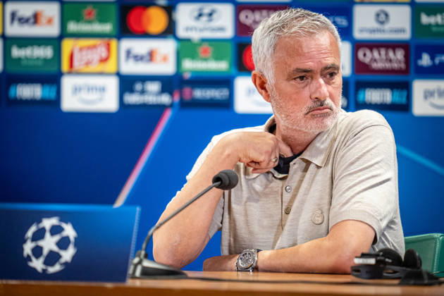 Real Madrid C.F. Training Session And press conference, PK, Pressekonferenz - UEFA Champions League 2026 27 League Phase MD2 Jose Mourinho Head Coach of Real Madrid CF looks on during the press conference on day ahead of the UEFA Champions League 2026 27 League Phase MD2 at at Olympic Stadium on October 13, 2026 in Rome, Italy Rome Olympic Stadium Lazio Italy Copyright: xGiuseppexMaffiax 261013_UCL_RealMadrid_pressconference_GM_03012