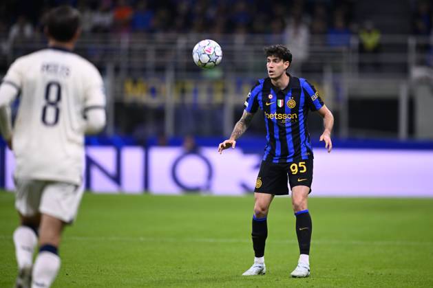Inter Milan v Club Brugge - UEFA Champions League MILAN, ITALY - OCTOBER 13 : Bastoni Alessandro defender of Inter Milan in action during the UEFA Champions League 2026 27 League Phase matchday 2 match between Inter Milan and Club Brugge on October 13, 2026 in Milan, Italy, 13 10 2026 Milan Italy  Copyright: xTomasxSiskx