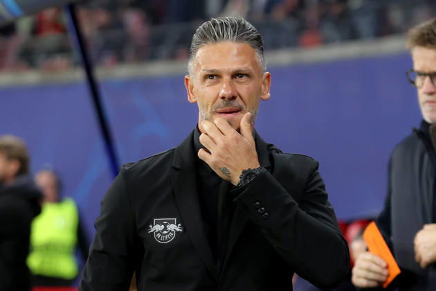 13.10.2026, xtgx, Fussball, UEFA Champions League, RB Leipzig - PSV Eindhoven, v.l. Trainer Coach Martin Demichelis (RB Leipzig) (DFL DFB REGULATIONS PROHIBIT ANY USE OF PHOTOGRAPHS as IMAGE SEQUENCES and or QUASI-VIDEO) Leipzig