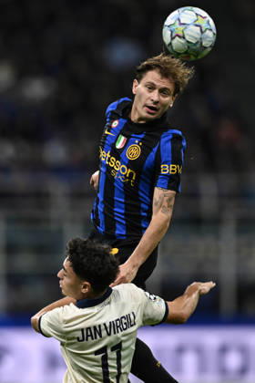 Db Milano 13 10 2026 - Champions League Inter-Brugge foto Daniele Buffa Image nella foto: NicoloÕ Barella-Jan Virgili 