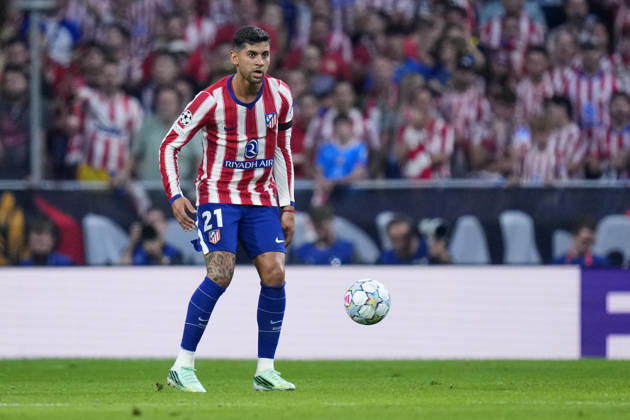 ESP: Atletico de Madrid v Manchester United, ManU FC. UEFA Champions League. Matchday 2. Cristian Romero of Atletico de Madrid during the UEFA Champions League match between Atletico de Madrid and Manchester United FC played at Riyadh Metropolitano Stadium on 13 Oct 2026 in Barcelona, Spain. kpng Copyright: xCesarxCebollax xPRESSINPHOTOx PS_2627_ATM_MANU_058