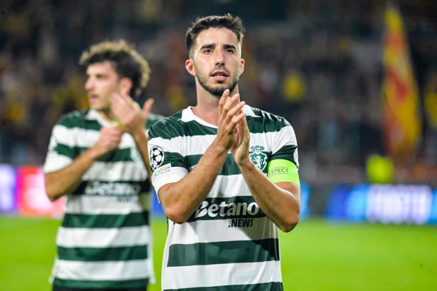 FOOTBALL : RC Lens vs Sporting Club Portugal - Ligue des Champions - Phase de Ligue - Journée 2 - 13 10 2026 Goncalo Inacio (Sporting Club Portugal) LensFrance  Copyright: xBaptistexAutissierx