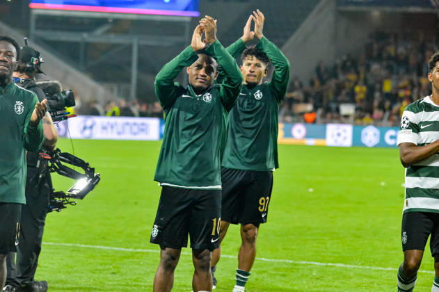 FOOTBALL : RC Lens vs Sporting Club Portugal - Ligue des Champions - Phase de Ligue - Journée 2 - 13 10 2026 Geny Catamo (Sporting Club Portugal) LensFrance  Copyright: xBaptistexAutissierx