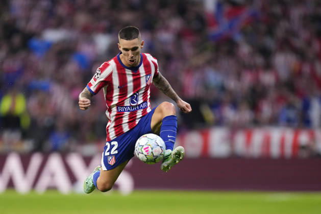 Atletico de Madrid v Manchester United, ManU - UEFA Champions League 2026 27 League Phase MD2 Alejandro Grimaldo left-back of Atletico de Madrid and Spain controls the ball during the UEFA Champions League 2026 27 League Phase MD2 match between Atletico de Madrid and Manchester United at Estadio Metropolitano on October 13, 2026 in Madrid, Spain. Madrid Spain  Copyright: xJosexBretonx originalFilename:bretonhernandez-atletico261013_npAGg.jpg