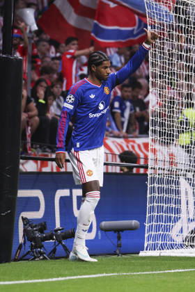 Atletico de Madrid v Manchester United, ManU - UEFA Champions League 2026 27 October 13, 2026, Riyadh Air Metropolitano Stadium, Madrid, Spain: Marcus Rashford of Manchester United during UEFA Champions League 2026 27 football match between Atletico de Madrid and Manchester United at Riyadh Air Metropolitano Stadium on October 13, 2026, in Madrid, Spain. Madrid Riyadh Air Metropolitano Stadium Madrid Spain Copyright: xAlejandroxMatiasxAcostax