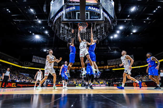 Basketball Berlin 13.10.2026 Saison 2026 2027 FIBA BCL Regular Season Group G Basketball Championsleague Alba Berlin - Igokea m:tel Aleksandrovac Jack Kayil (Alba Berlin, No.07)