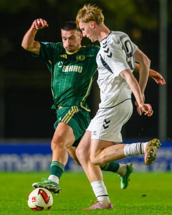 13.10.2026 - Fussball - Saison 2026 2027 - Regionalliga Bayern - 14. Spieltag: SC Eltersdorf - SV Wacker Burghausen - JoTe - xjoxtex - Yannik Jassmann (9, SC Eltersdorf ) Luca Lechner (13, SV Wacker Burghausen )
