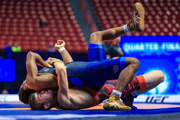 U23 World Championships 55kg GR - Barsbek Asankozhoev (KGZ) df. Kenneth Andrew Crosby (USA)