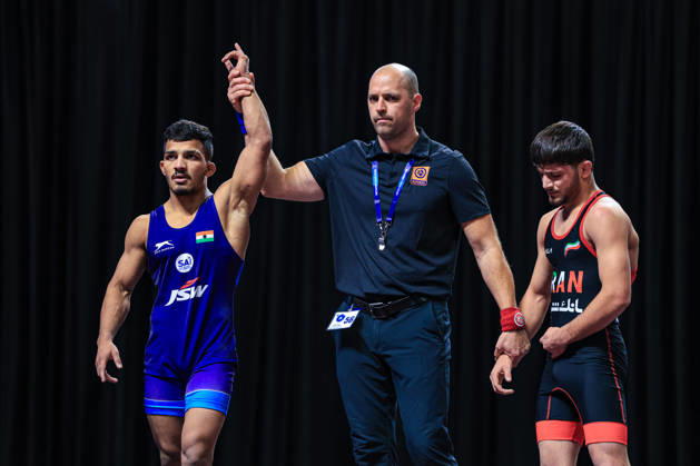 U23 World Championships 55kg GR - Vishvajit Ramchandra More (IND) df. Armin Saadi Shamsipourhaji (IRI)