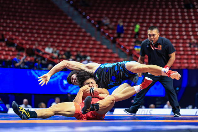 U23 World Championships 63kg GR - Manato Nakamura (JPN) df. Ozodbek Khalimboev (UZB)