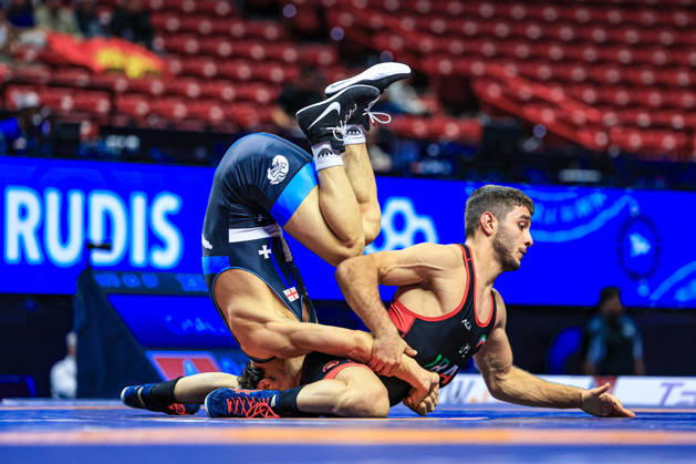 U23 World Championships 63kg GR - Erfan Behnam Jarkani (IRI) df. Rati Khozrevanidze (GEO)