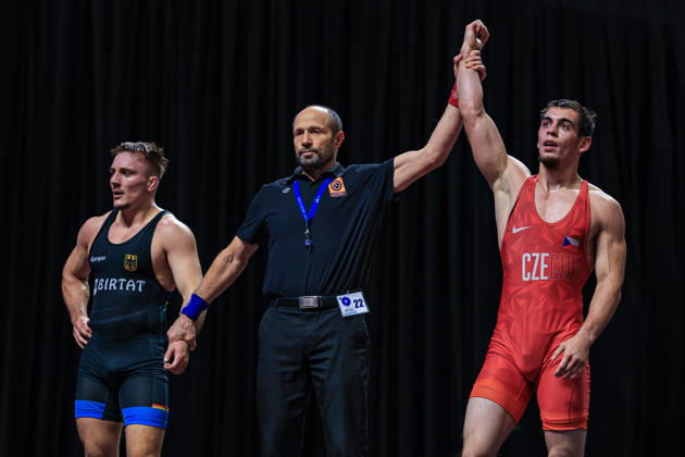 U23 World Championships 77kg GR - Dalgat Magomedov (CZE) df. Louis Lay (GER)