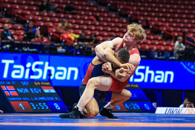 U23 World Championships 77kg GR - Moustafa Hussein Fathy Alameldin (EGY) df. Ludvig Herman Gunheim Hatland (NOR)
