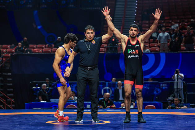 U23 World Championships 82kg GR - Abolfazl Esmaeil Mohmedi (IRI) df. Martik Petrosyan (ARM)