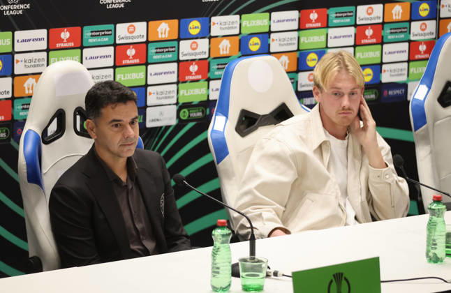 AFC Ajax press conference, PK, Pressekonferenz AFC Ajax Head Coach Michel Sanchez and Julian Brandt of AFC Ajax holds a press conference ahead of the UEFA Conference League league phase match against HNK Hajduk Split in Split, Croatia, on October 14, 2026.  IvoxCagalj PIXSELL