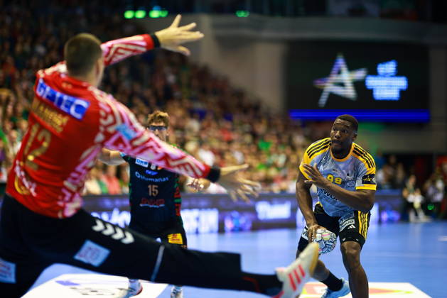 2026.10.14 Magdeburg Pilka reczna , Liga Mistrzow EHF , sezon 2026 27 SC Magdeburg -Industria Kielce N z Dylan Nahi Foto Tomasz Fafara PressFocus 2026.10.14 Magdeburg Handball , EHF Champions League , 2026 2027 season SC Magdeburg - Industria Kielce Dylan Nahi Credit: Tomasz Fafara PressFocus NEWSPIX.PL --- newspix.pl 