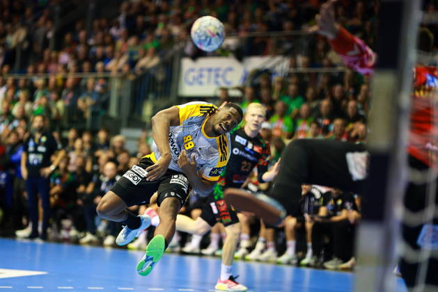 2026.10.14 Magdeburg Pilka reczna , Liga Mistrzow EHF , sezon 2026 27 SC Magdeburg -Industria Kielce N z Dylan Nahi Foto Tomasz Fafara PressFocus 2026.10.14 Magdeburg Handball , EHF Champions League , 2026 2027 season SC Magdeburg - Industria Kielce Dylan Nahi Credit: Tomasz Fafara PressFocus NEWSPIX.PL --- newspix.pl 