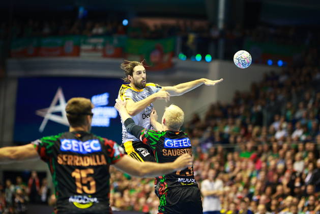 2026.10.14 Magdeburg Pilka reczna , Liga Mistrzow EHF , sezon 2026 27 SC Magdeburg -Industria Kielce N z Julien Bos Foto Tomasz Fafara PressFocus 2026.10.14 Magdeburg Handball , EHF Champions League , 2026 2027 season SC Magdeburg - Industria Kielce Julien Bos Credit: Tomasz Fafara PressFocus NEWSPIX.PL --- newspix.pl 
